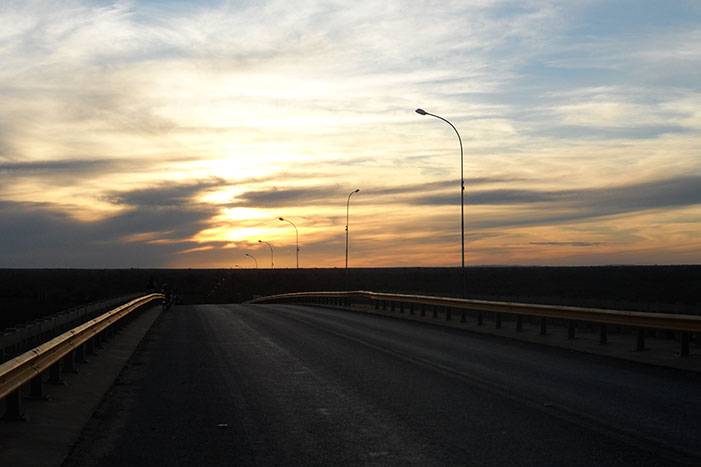 Pôr do Sol na Ponte sobre o Rio São Francisco 2 Pôr do Sol na Ponte do Rio São Francisco em Bom jesus da Lapa